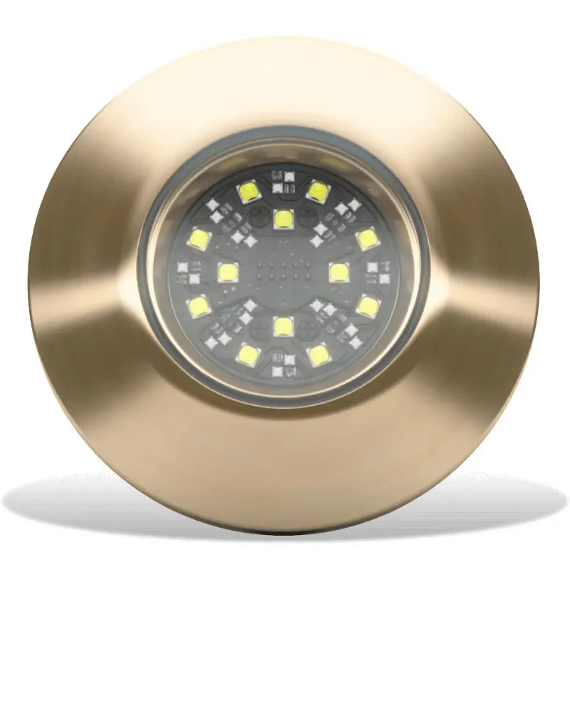Lumishore Supra Thx404 Thru-Hull Mount And Driver Blue/White Led 1
