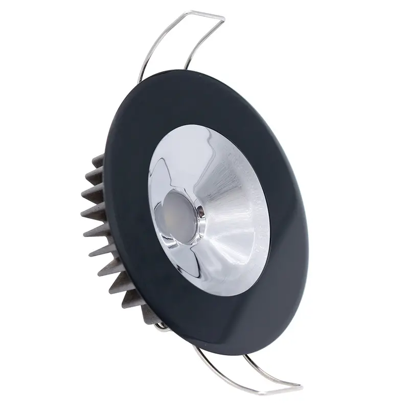 Lumitec Illusion Flush Mount Led Down Light - Spectrum Rgbw - Cool White - Black Housing - Chrome Reflector [117167] 1
