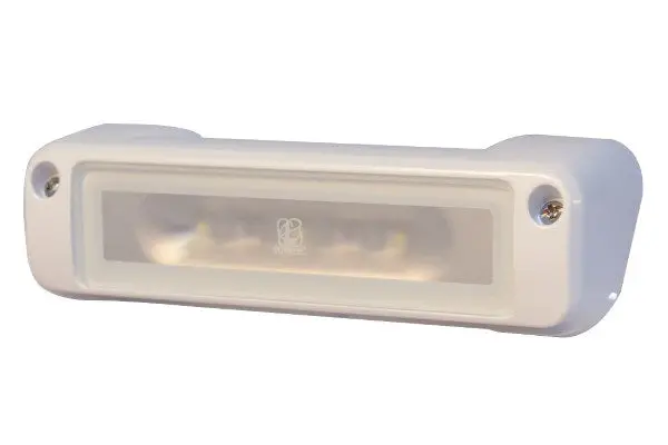 Lumitec Perimeter Flood Light White/Blue Led White Finish 12/24V 1