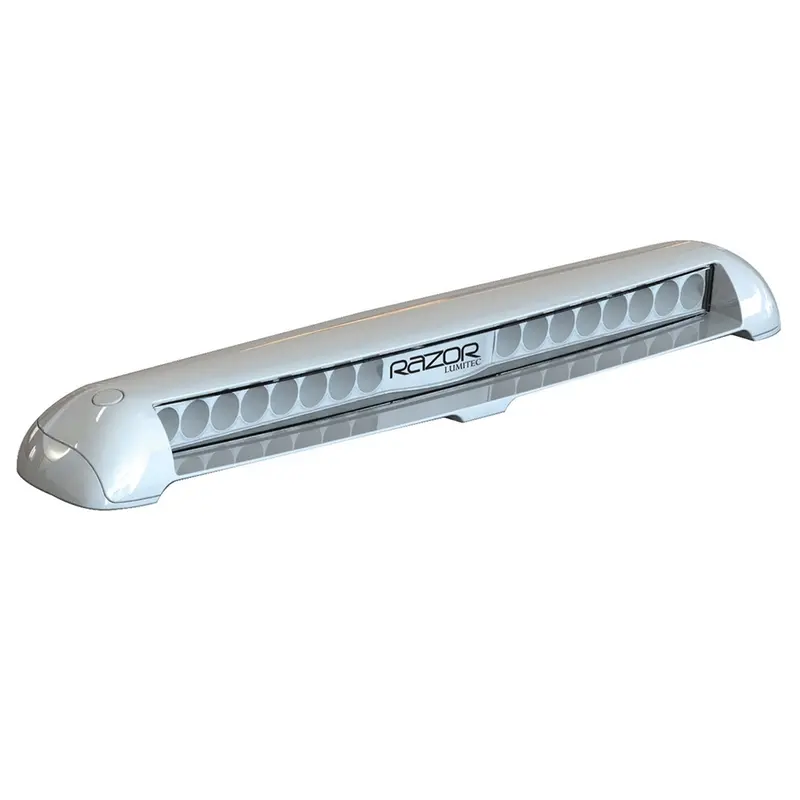 Lumitec Razor Flood Light Bar Flush Mount White Led White Housing 12/24V 1