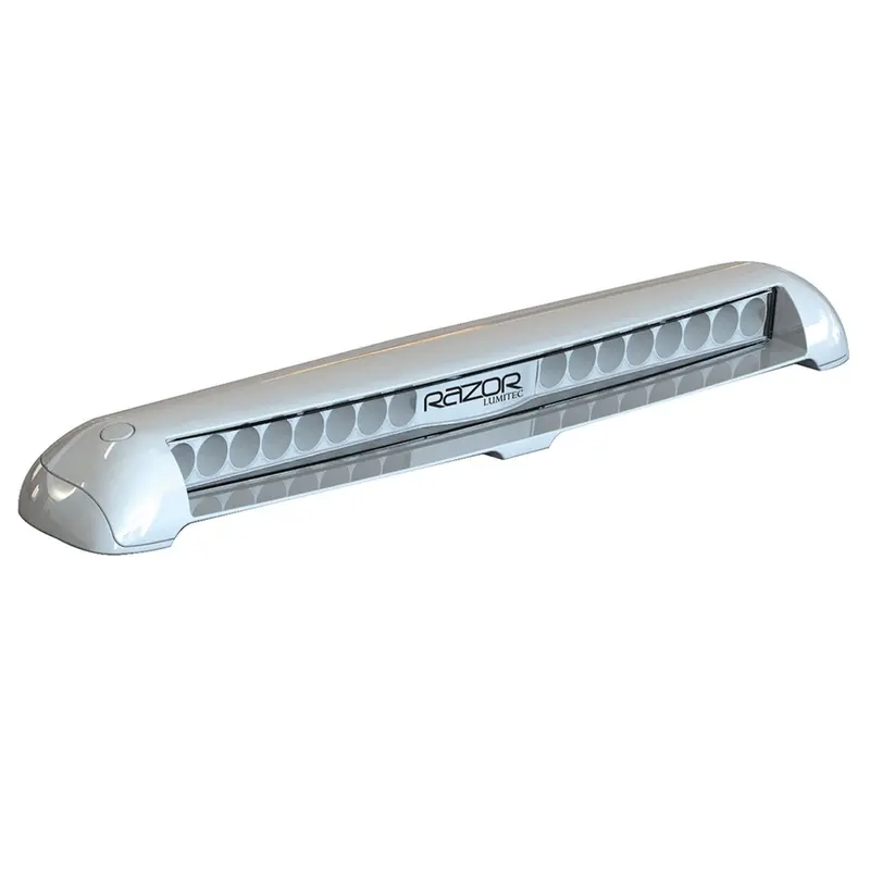 Lumitec Razor Spot Light Bar Flush Mount White Led White Housing 12/24V 1