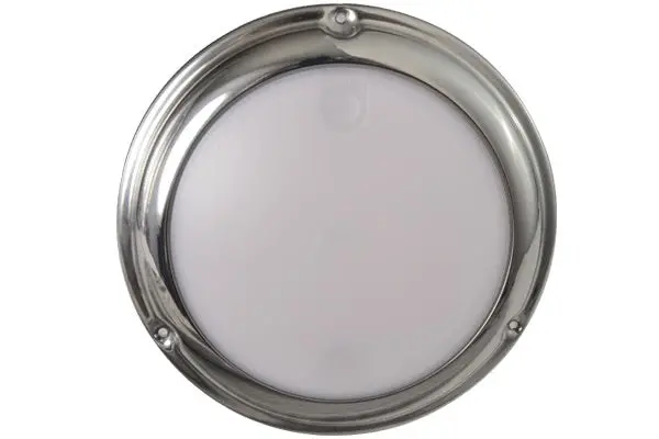 Lumitec Touch Dome White/Red Led Light Stainless Finish 12/24V 1