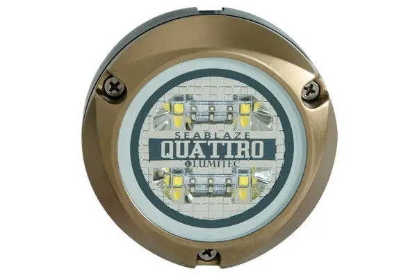 Lumitec Zambezi Quattro Rgbw For Pontoon Boats Bronze Housing 12/24V 1