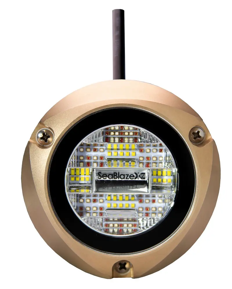 Lumitec Zambezi X2 Dual Color Blue/White For Pontoon Boats Bronze Housing 12/24V Led 1