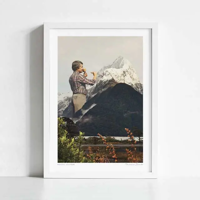 'Majestic Sculpture' Art Print By Vertigo Artography | Surreal Mountain Sculpting Landscape Quirky Wall Art 2