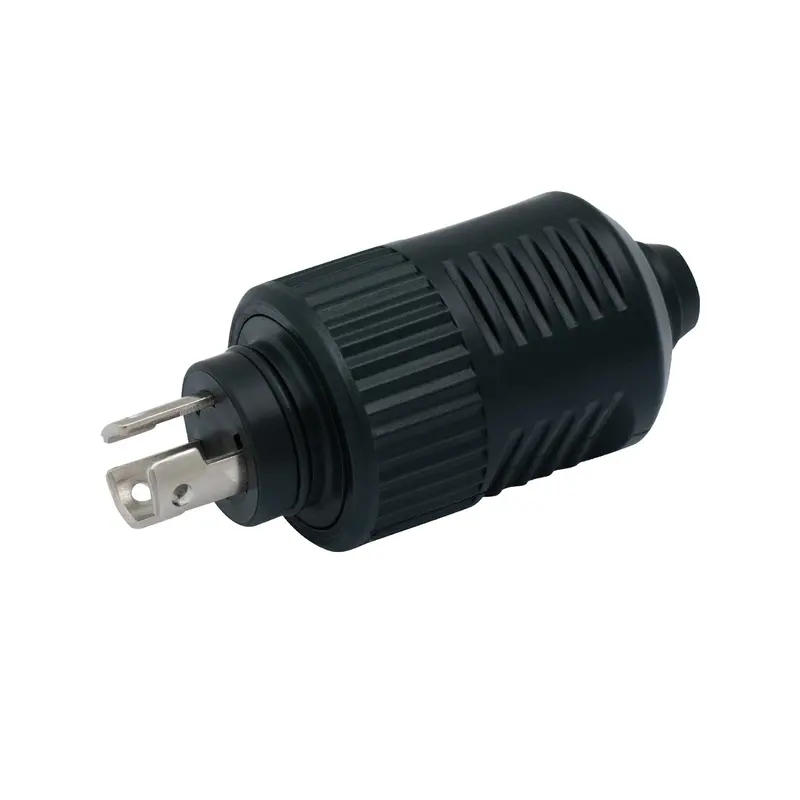 Marinco 12Vbps 3-Wire Connect Pro Plug Only Single Hole 1