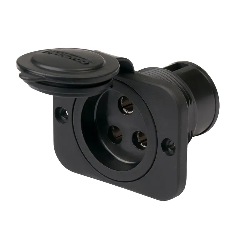 Marinco 12Vbrs3 3-Wire Connect Pro Receptacle Only 1