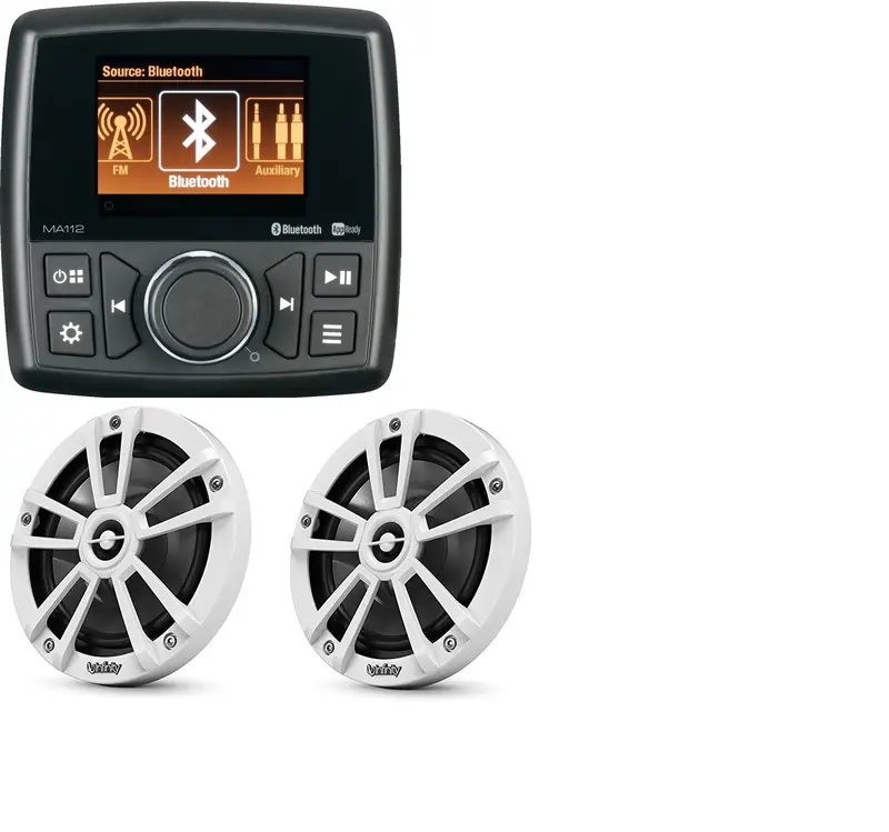 Marine Audio Ma112 Stereo With Pair Inf622mwbpr 1