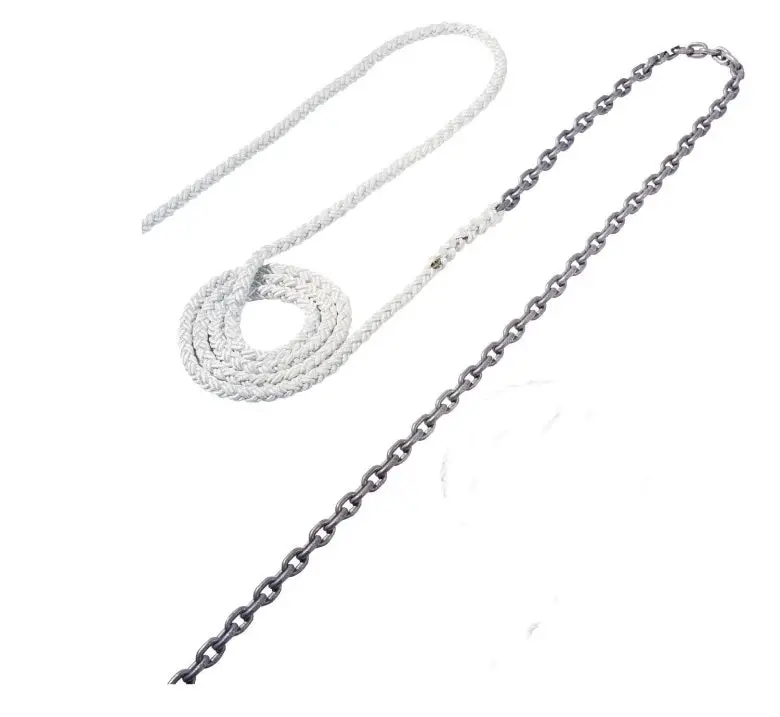 Maxwell 15Ft Of 1/4In Ht Chain Splice To 150Ft Of 1/2In Nylon Brait Line 1