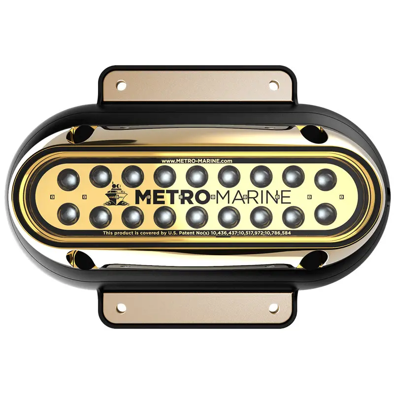 Metro Marine High-Output Elongated Surface Mount Light W/Intelligent Monochromatic Leds - Aqua, 90 Beam [F-Sme1-H-A3-90] 1