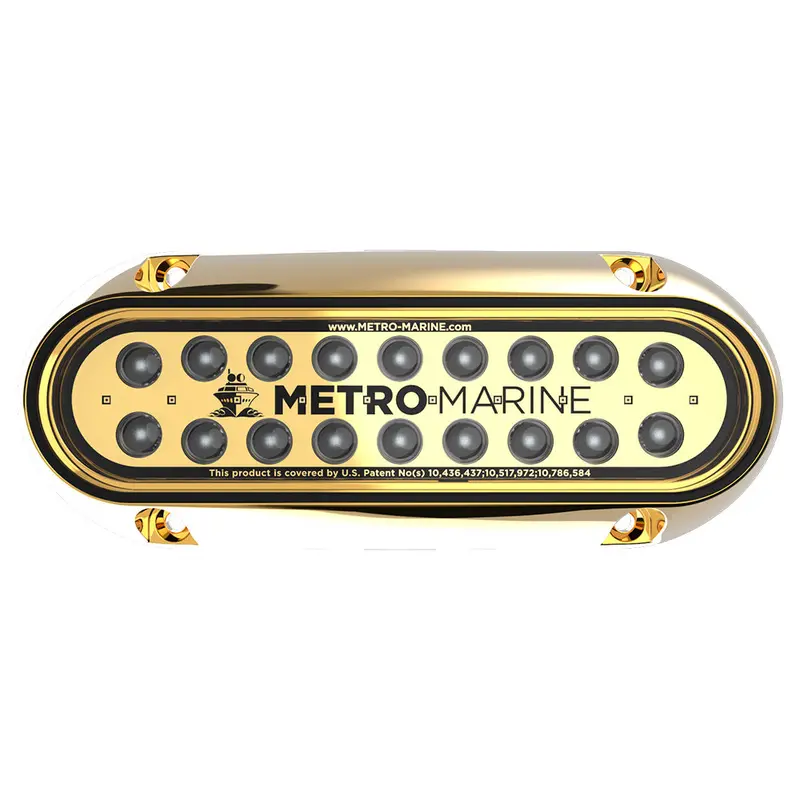 Metro Marine High-Output Elongated Underwater Light W/Intelligent Monochromatic Leds - Blue, 90 Beam [F-Bme1-H-B3-90] 1
