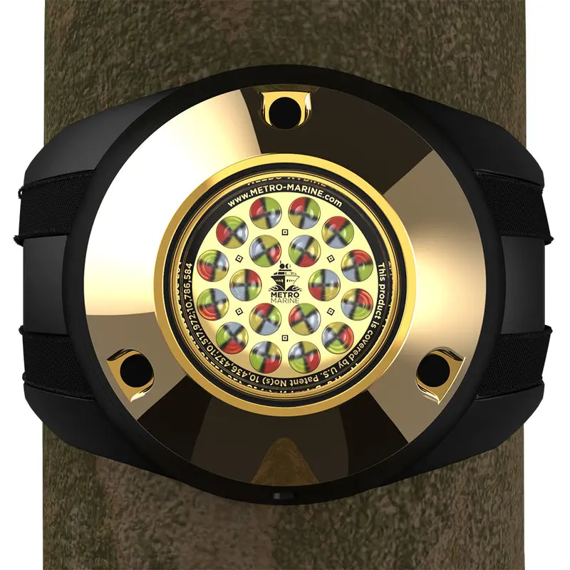 Metro Marine High-Output Piling Mount Underwater Light W/Intelligent Full Spectrum Leds - Rgbw, 45 Beam [F-Pmr1-Fs-45] 1