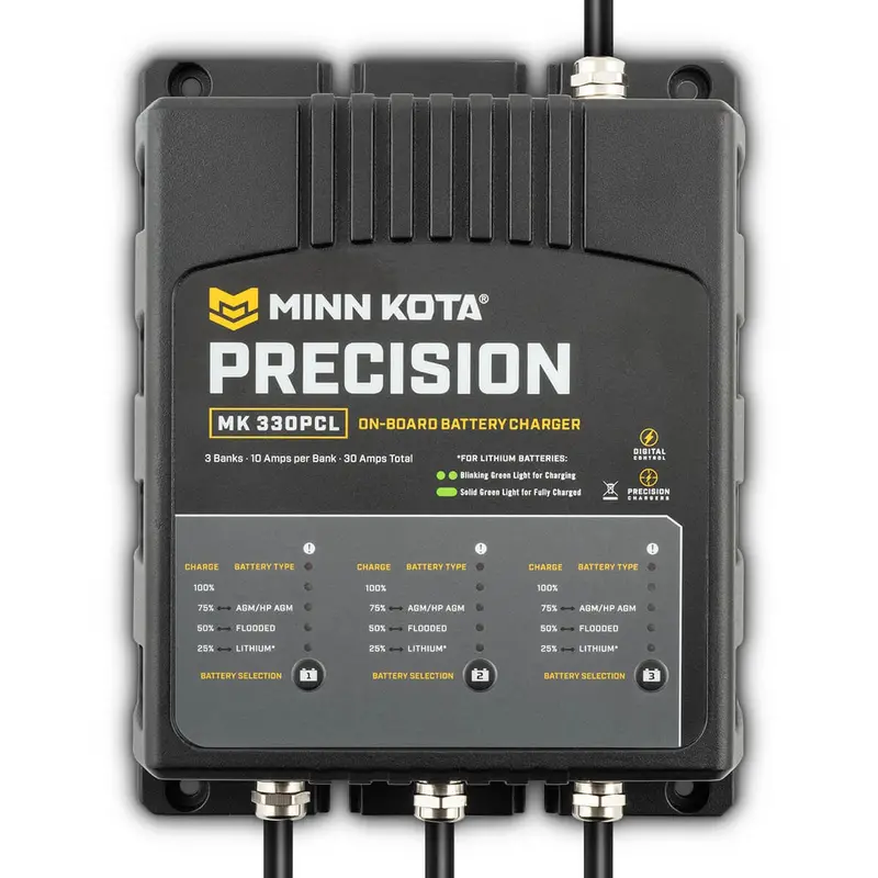 Minn Kota Mk330pcl Precision Charger 3 Bank 10 Amps 1