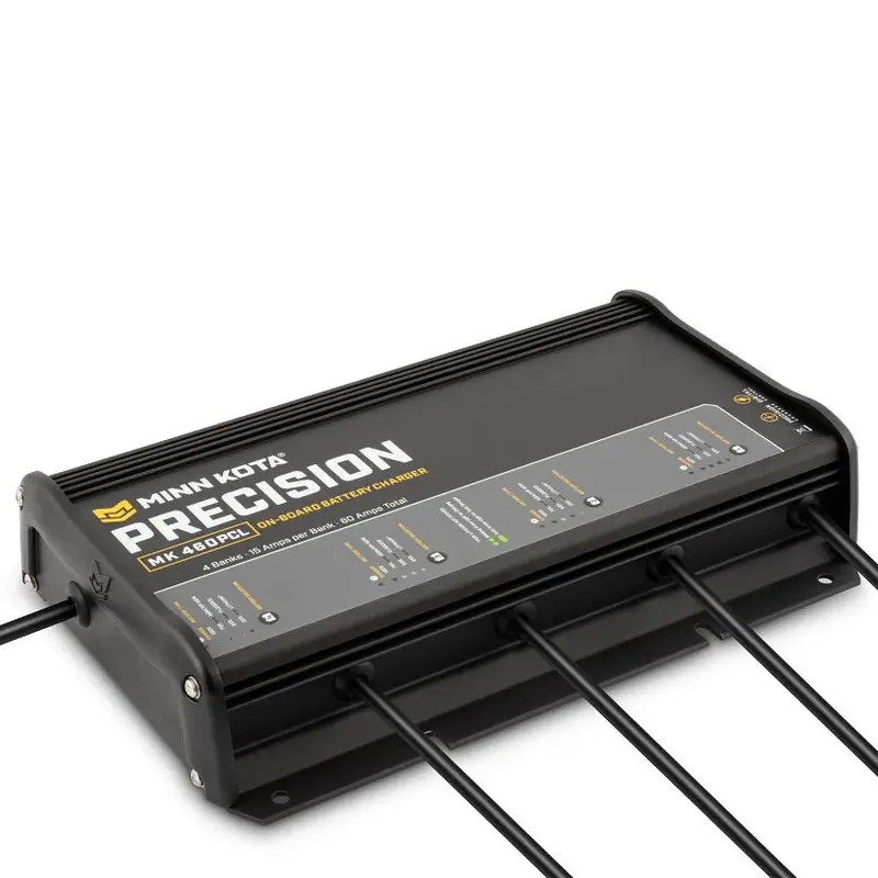 Minn Kota Mk460pcl Precision Charger 4 Bank 15 Amps 1
