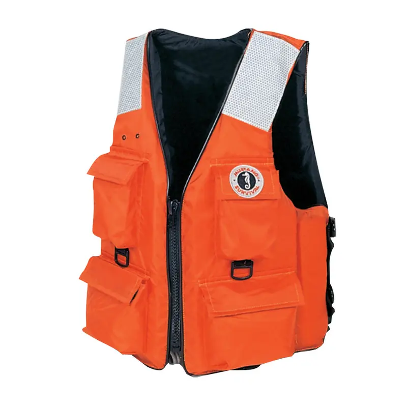 Mustang 4-Pocket Flotation Vest - Orange - Xl [Mv3128t2-2-Xl-216] 1