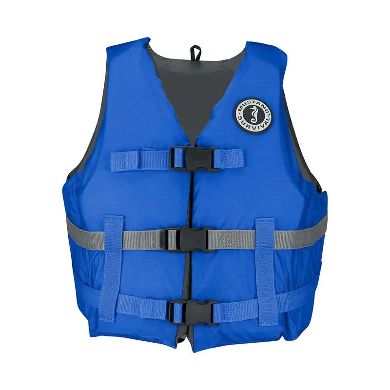 Mustang Livery Foam Vest - M/L - Blue [Mv7010-131-M/L] 1