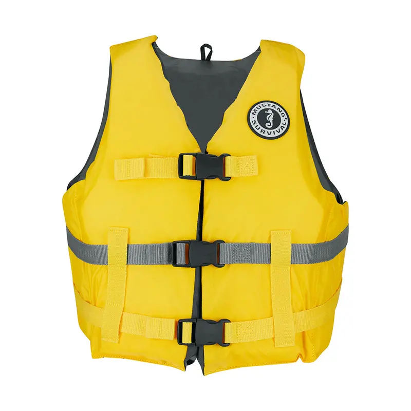 Mustang Livery Foam Vest - M/L - Yellow [Mv7010-25-M/L] 1