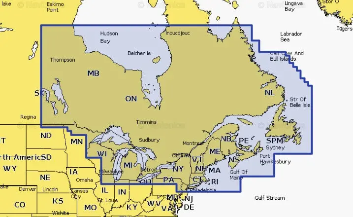 Navionics Platinum+ Npus012r Canada, East And Great Lakes Microsd 1