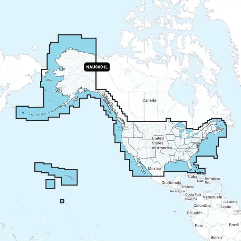 Navionics Plus Naus001l Us And Coastal Canada Microsd 1