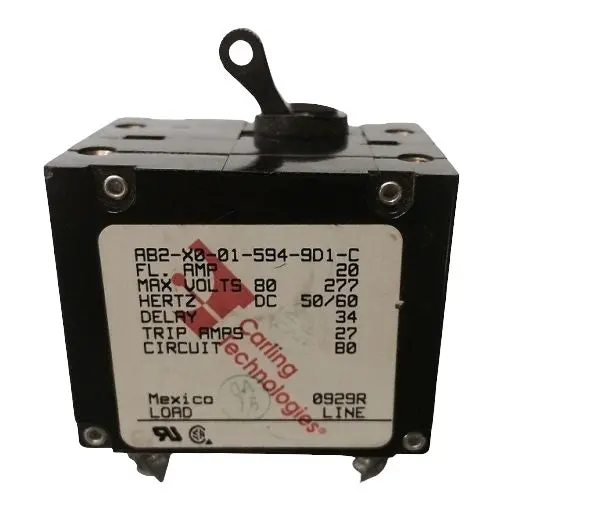 Newmar 50 Amp Double Pole Breaker W/ Black Throw 1