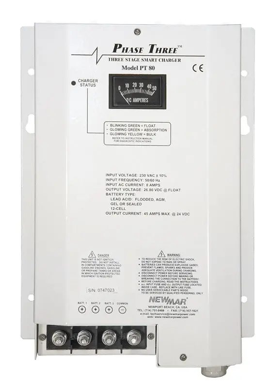 Newmar Pt80 12V 80Amp Charger 115/230V Input 1