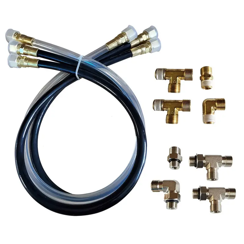 Octopus 30In Hose & Fitting Ki Includes Orb & Npt Helm Fittings 1