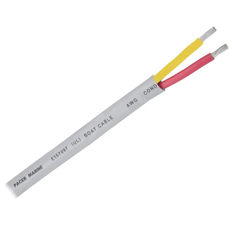 Pacer 10/2 Awg Round Safety Duplex Cable - Red/Yellow - 100 [Wr10/2Ryw-100] 1