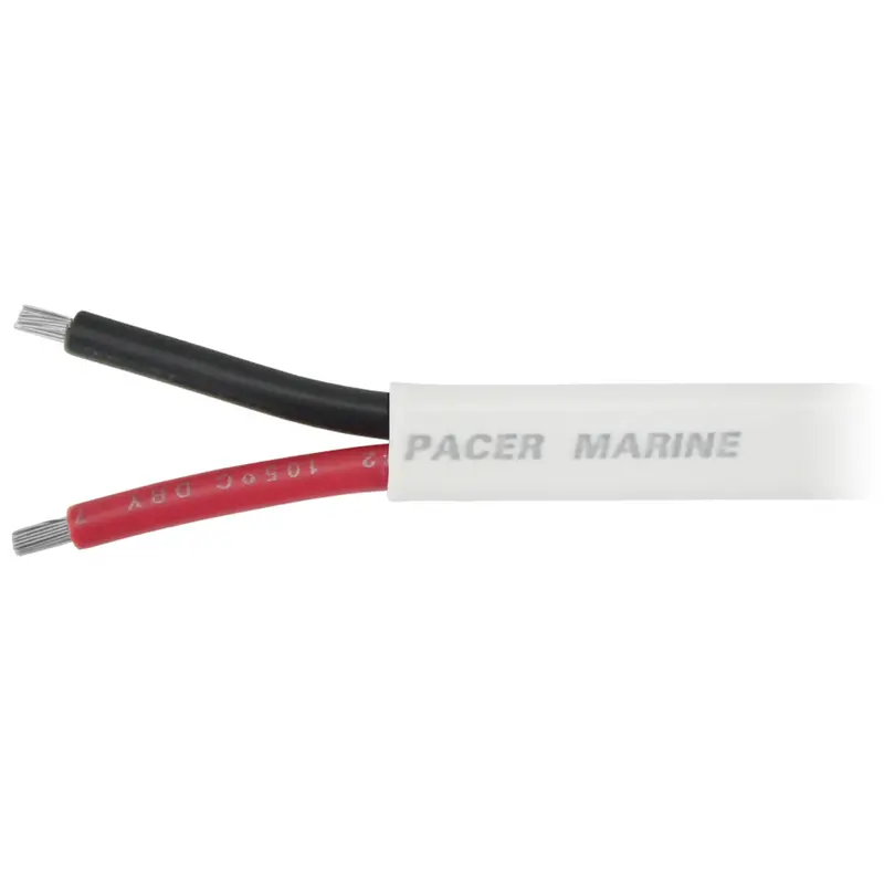Pacer 12/2 Awg Duplex Cable - Flat Cable - Red/Black - 250' [W12/2Dc-250] 1