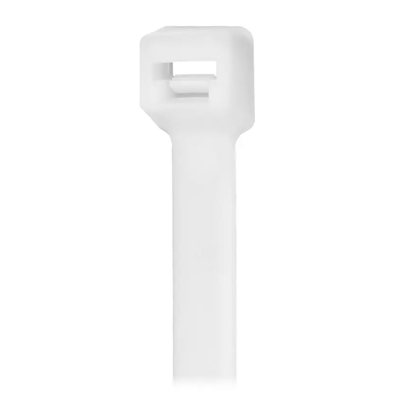 Pacer 4" Cable Tie - Natural Color - 18Lb Tensile Strength - 1" Bundle Diameter - 100 Piece Bag [Ct1m-100] 1