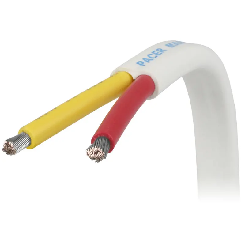 Pacer 8/2 Awg Safety Duplex Cable - Flat Cable - Red/Yellow - 50' [W8/2Ryw-50] 1