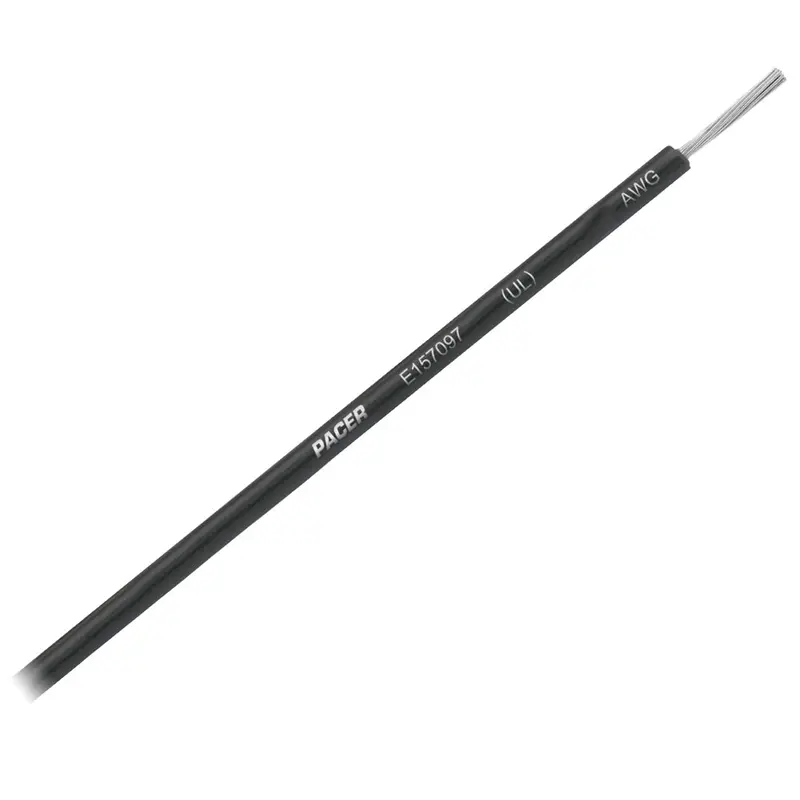 Pacer Black 16 Awg Primary Wire - 25 [Wul16bk-25] 1