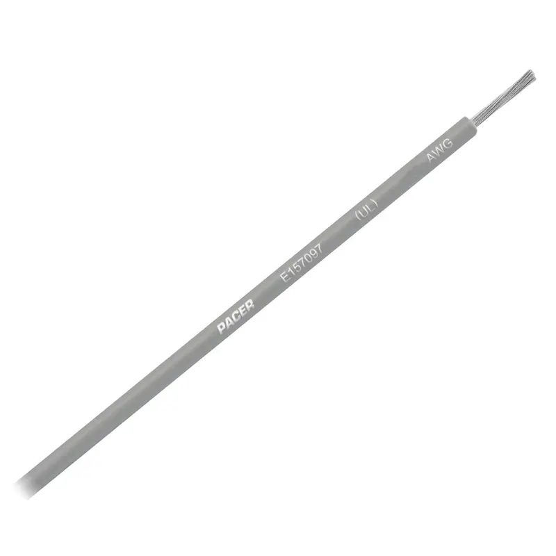 Pacer Grey 12 Awg Primary Wire - 25 [Wul12gy-25] 1