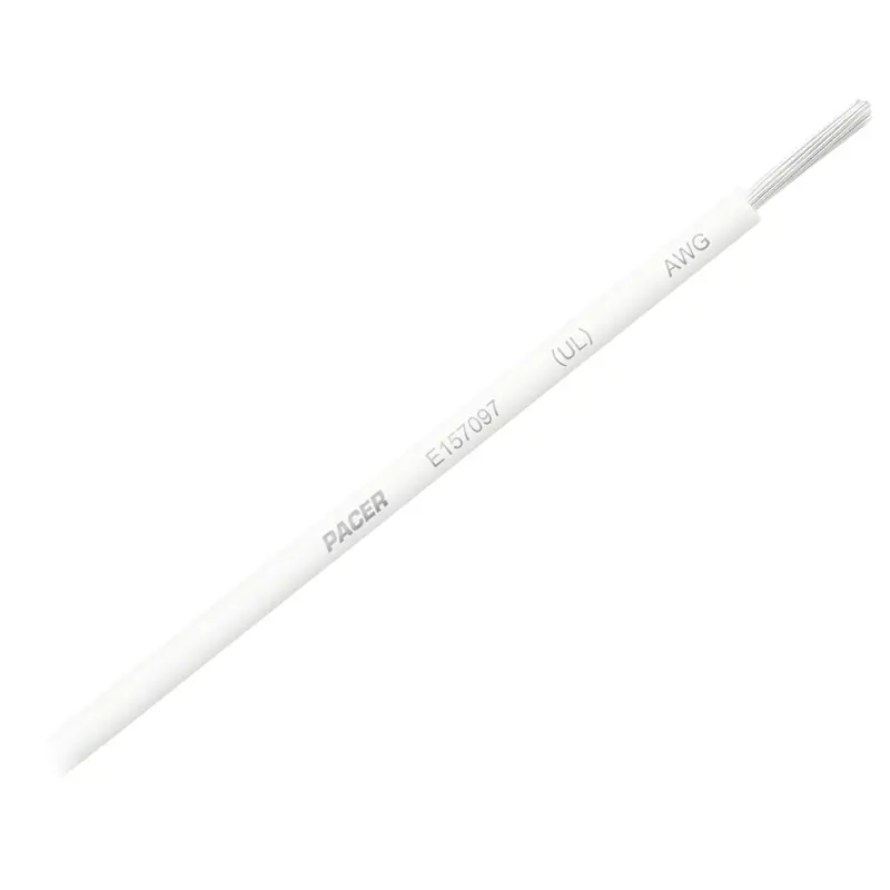 Pacer White 16 Awg Primary Wire - 25 [Wul16wh-25] 1