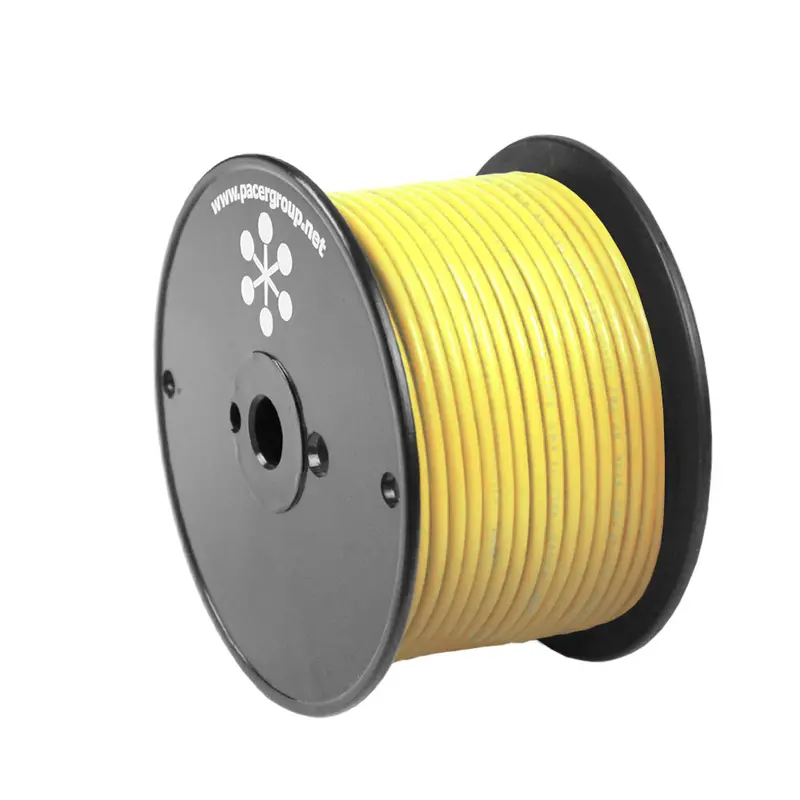 Pacer Yellow 14 Awg Primary Wire - 100  [Wul14yl-100] 1
