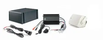 Polyplanar Mp3-Kit-7 White Amp And Speaker Kit 1