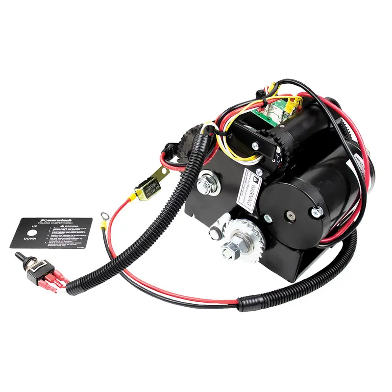 Powerwinch Folding  Pop-Up Camper Winch W/1200Lb Lift Capacity [P92001] 1