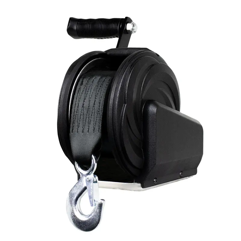 Powerwinch Select Series Winch 1,000Lb, 8" Crank Arm - Carbon Black [21400-W-1000-8-B-R] 1