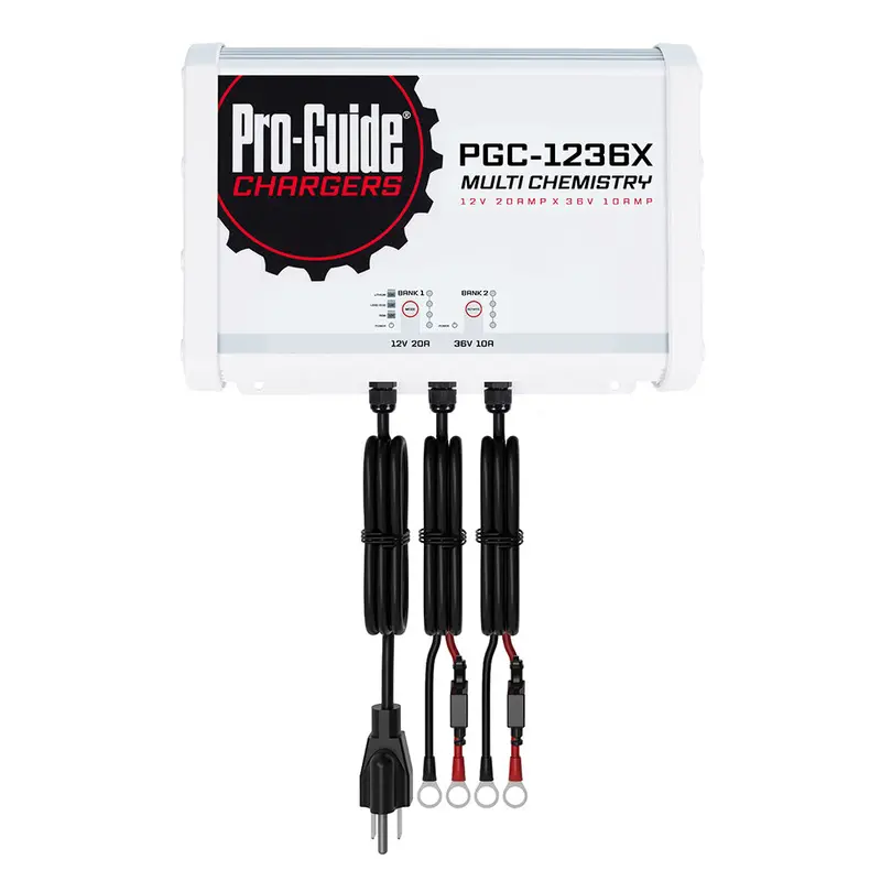 Pro-Guide 2 Bank On-Board Battery Charger - (1) 12V / (1) 36V - 30-Amp [Pgc-1236X] 1