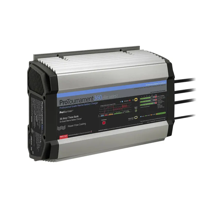 Promariner Protournament 360 36 Amp Battery Charger 12/24V 2 Bank 120V Input 1