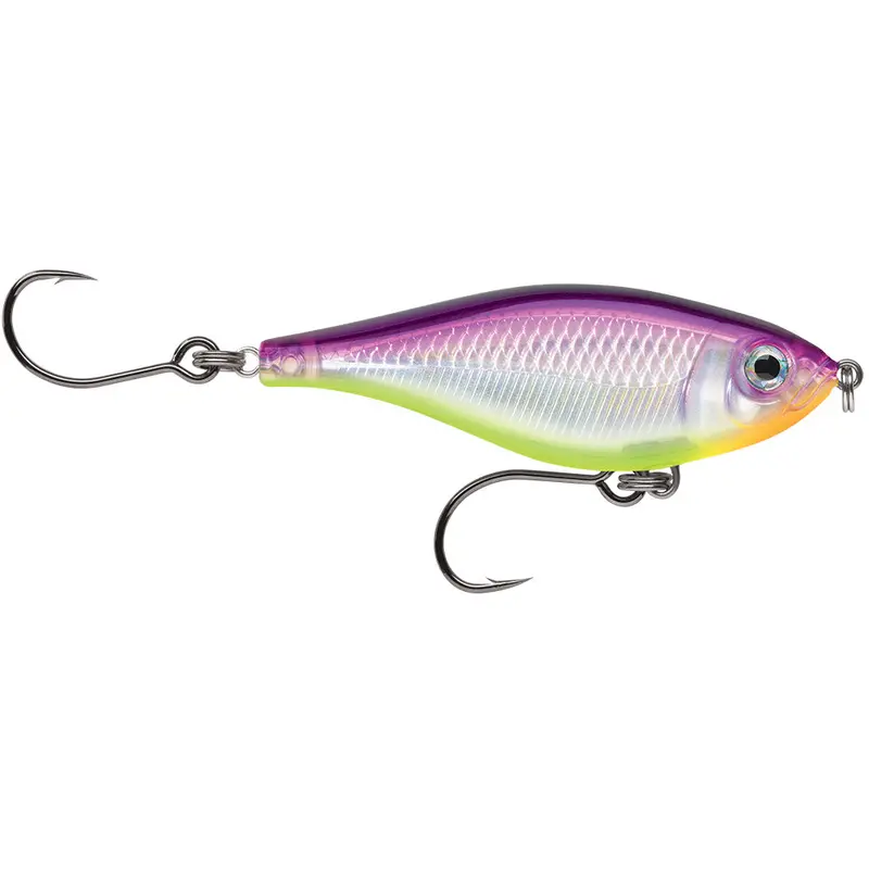 Rapala X-Rap Twitchin Mullet 3-1/8" Purple Chartreuse [Sxrtm08prch] 1