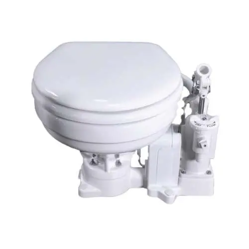 Raritan Ph Powerflush Manual Toilet Marine Size Bowl 12V 1