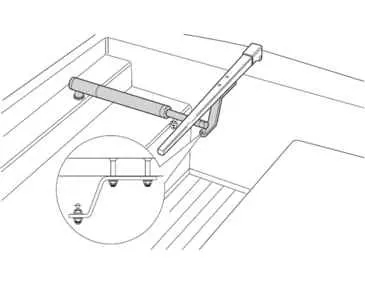 Raymarine 4 Tiller Bracket 1