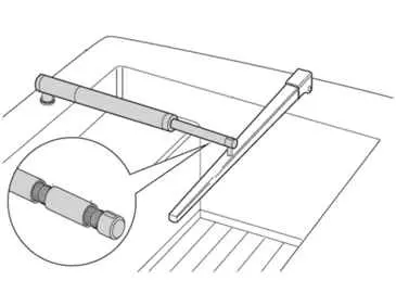 Raymarine 4In Pushrod Extension 1