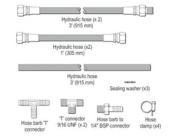 Raymarine A18127 Hose Kit For Verado Engines 1