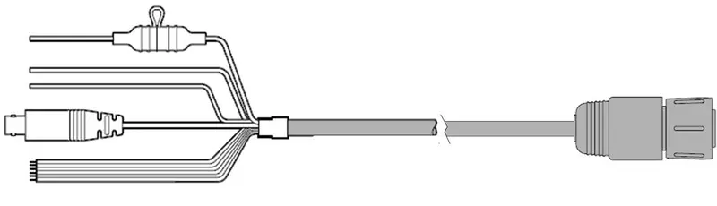 Raymarine R62379 Cable Power,Nmea018 And Video In 1
