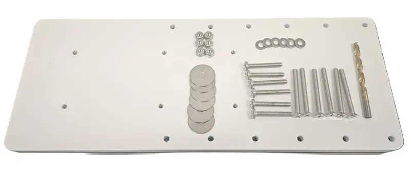 Rhodan White Aluminum Mounting Plate 1