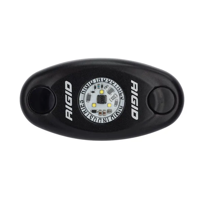 Rigid Industries A-Series Black High Power Led Light Single - Red [480103] 1