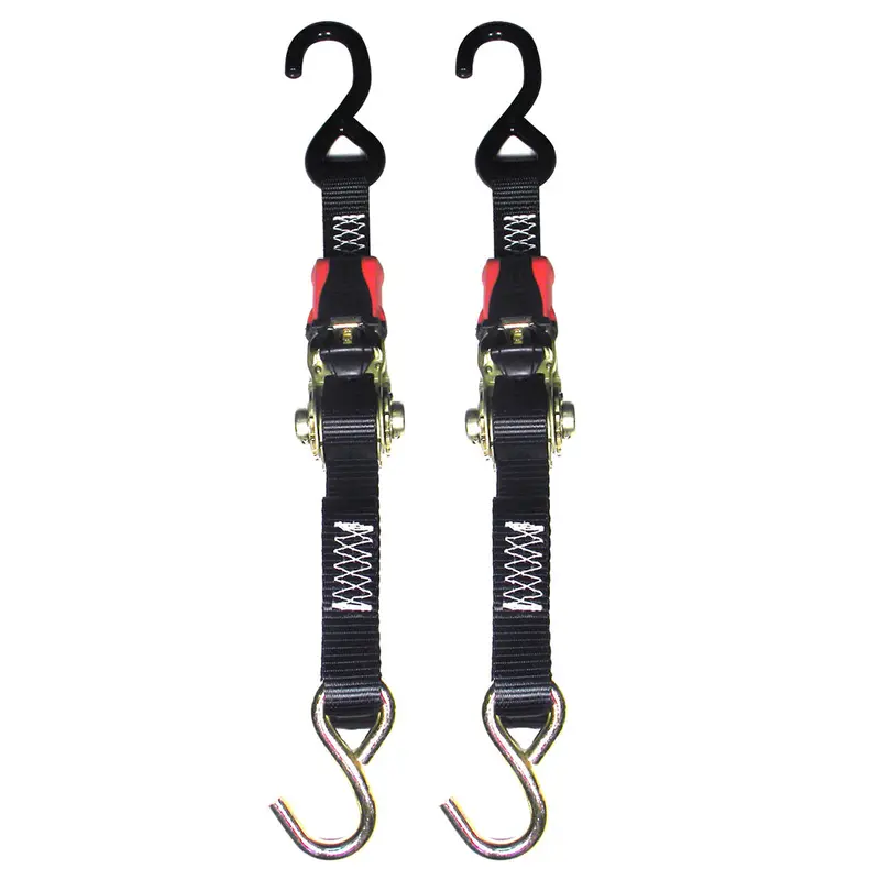 Rod Saver Rubber Ratchet Tie-Down - 1" X 4 - Pair [Rtd4] 1
