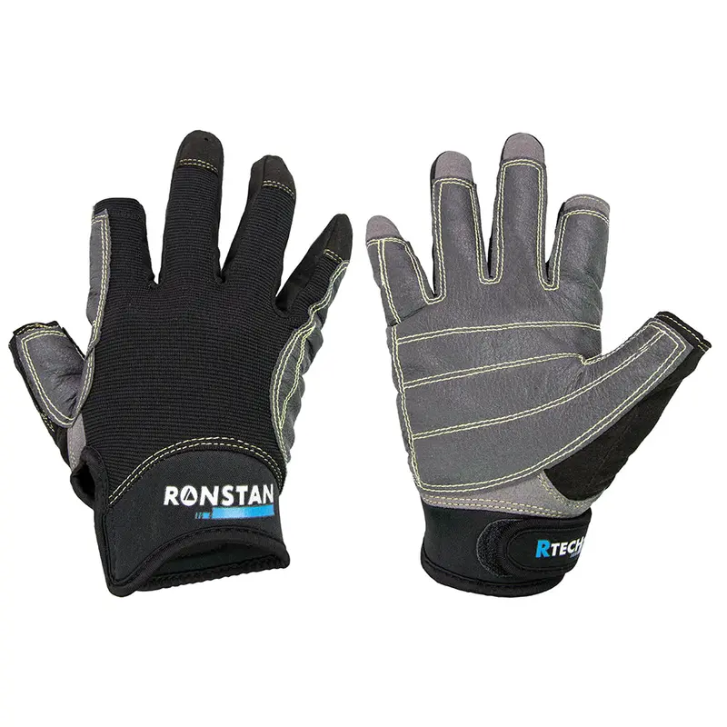 Ronstan Sticky Race Gloves - 3-Finger - Black - Xxl [Cl740xxl] 1