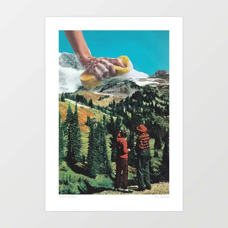 'Rub-A-Dub Ridge / Mountain Scrub’ Art Print By Vertigo Artography 1